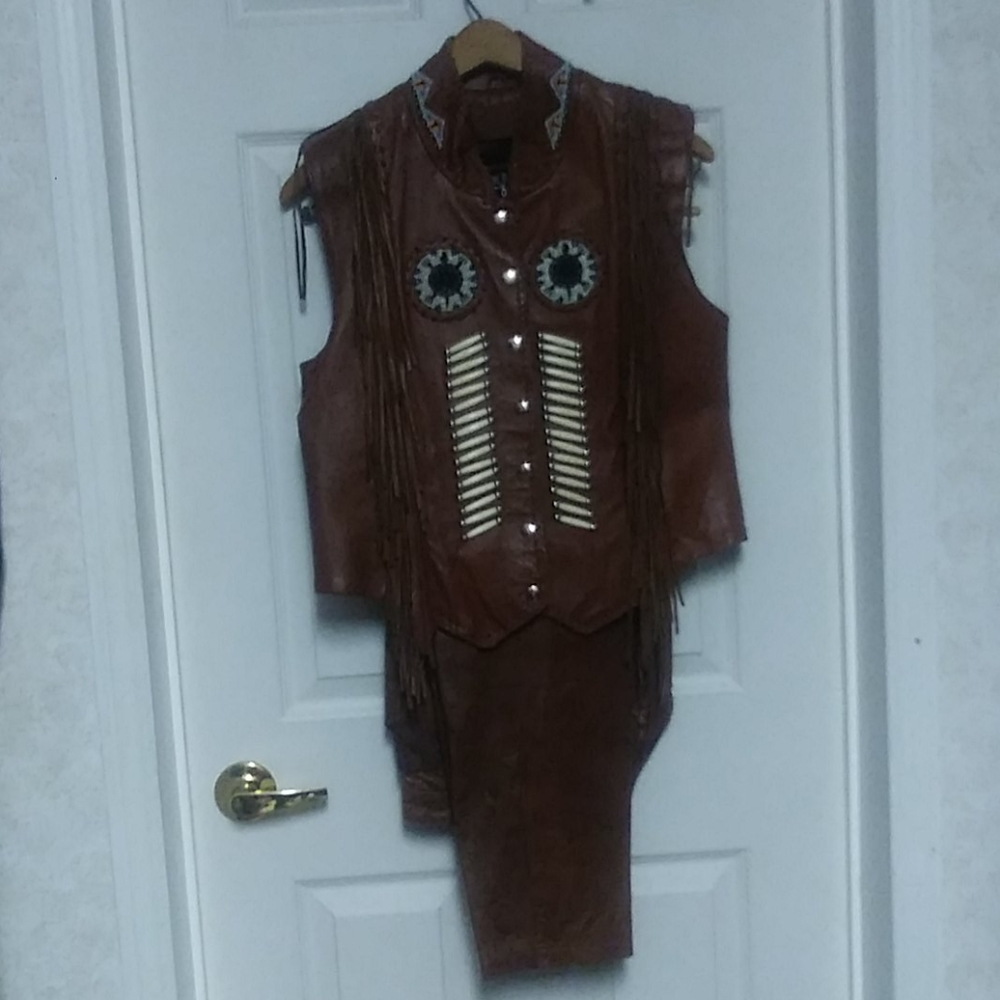 Leather Gallery Suit